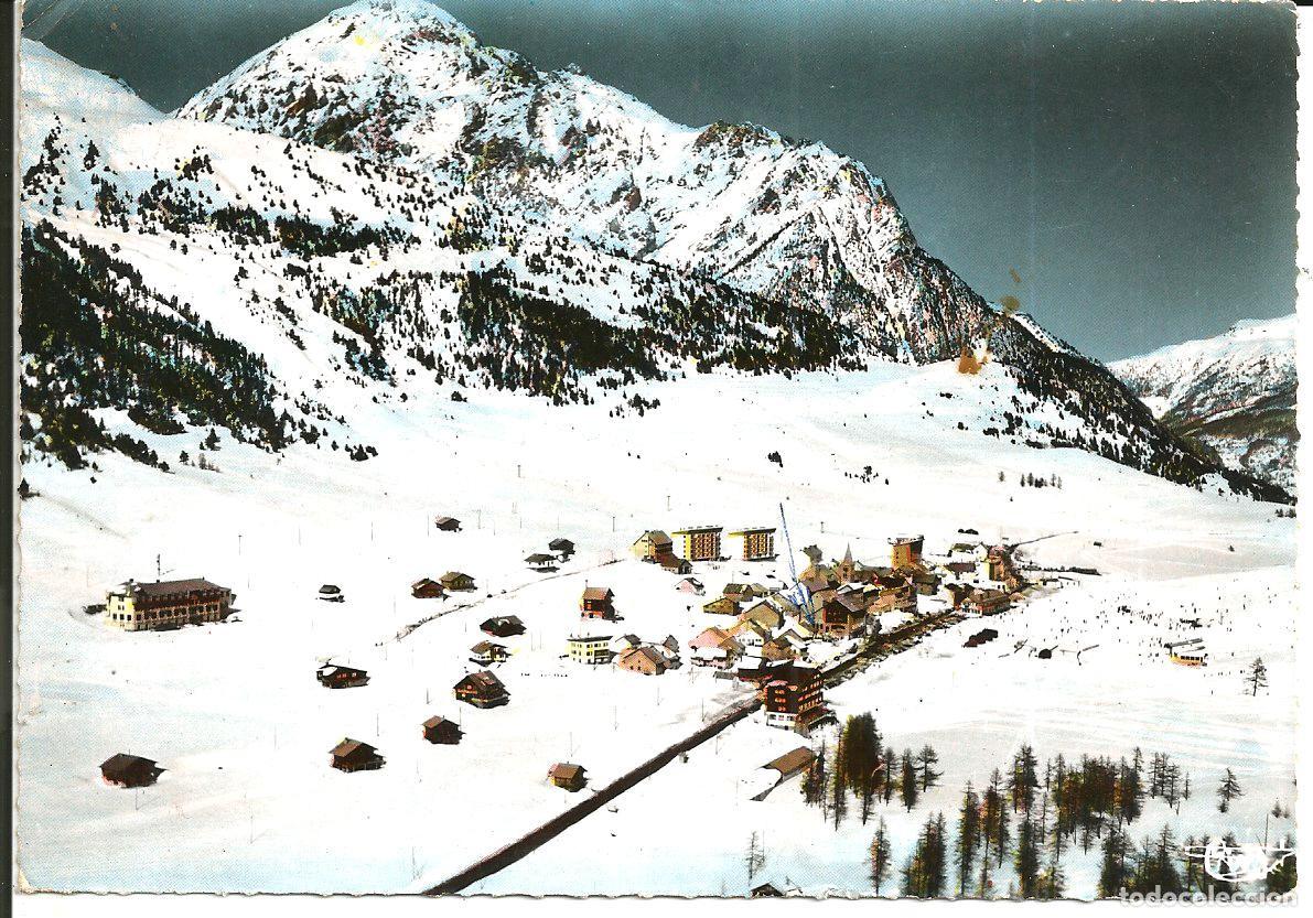 Postales: POSTAL COL DE MONTGEN&Egrave;VRE (FRANCIA) - VUE GENERALE AEREA VERS L'ITALIE