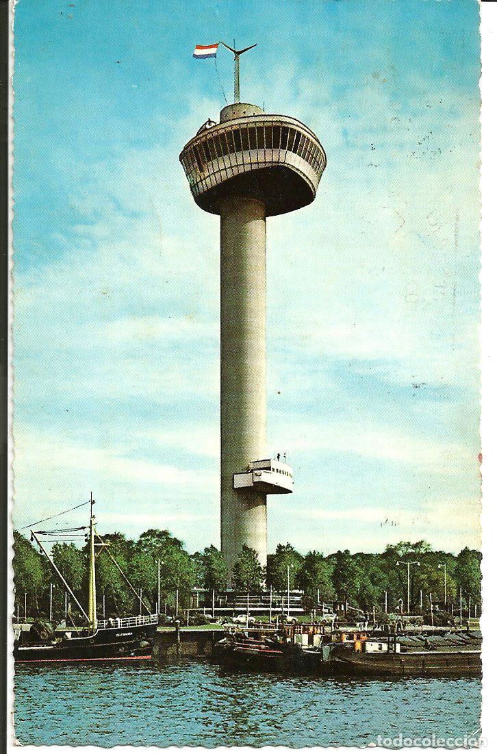 Postales: POSTAL ROTTERDAM (HOLANDA, PAISES BAJOS) - TORRE EUROMAST - CIRCULADA