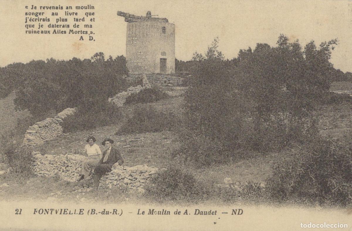 Postales: France Fontvieille Le Mill De A Daudet Windmill Unposted Reproduction *YBC009