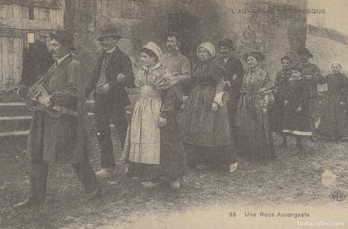 Postcards: France Auvergne Wedding Procession Traditional Unposted Reproduction *YBC073