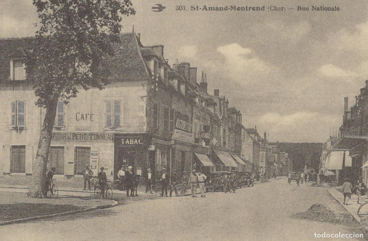 Postcards: France Ainay-le-Vieil St Amand Montrond Cher Rue Unposted Reproduction *YBC046