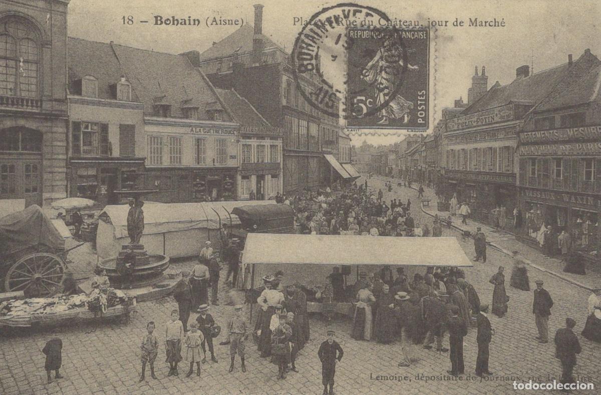 Cartoline: France Bohain Market Day Reproduction *YBC041