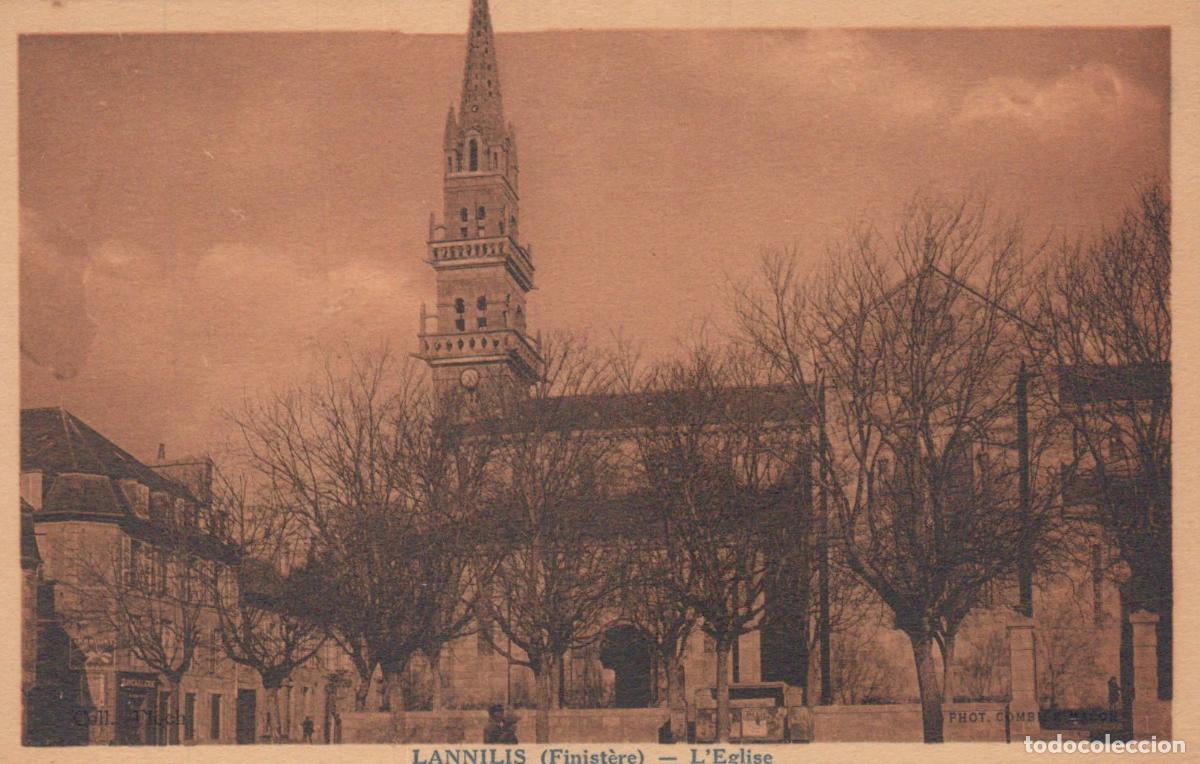 Cartoline: France Lannilis Lannilis Finistere The Church View Unposted *YBC189