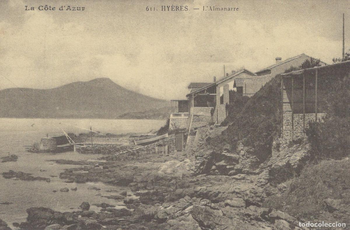 Postales: France Hyeres Hy&egrave;res L Almanarre Coastal View With Unposted Reproduction *YBC059