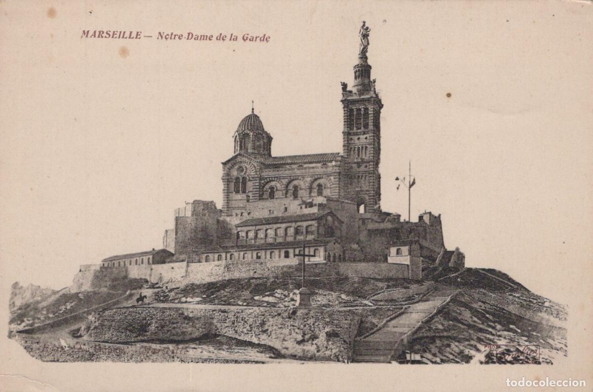Postales: France Marseilles Marseille Notre Dame De La Garde Basilica Unposted *YBC193