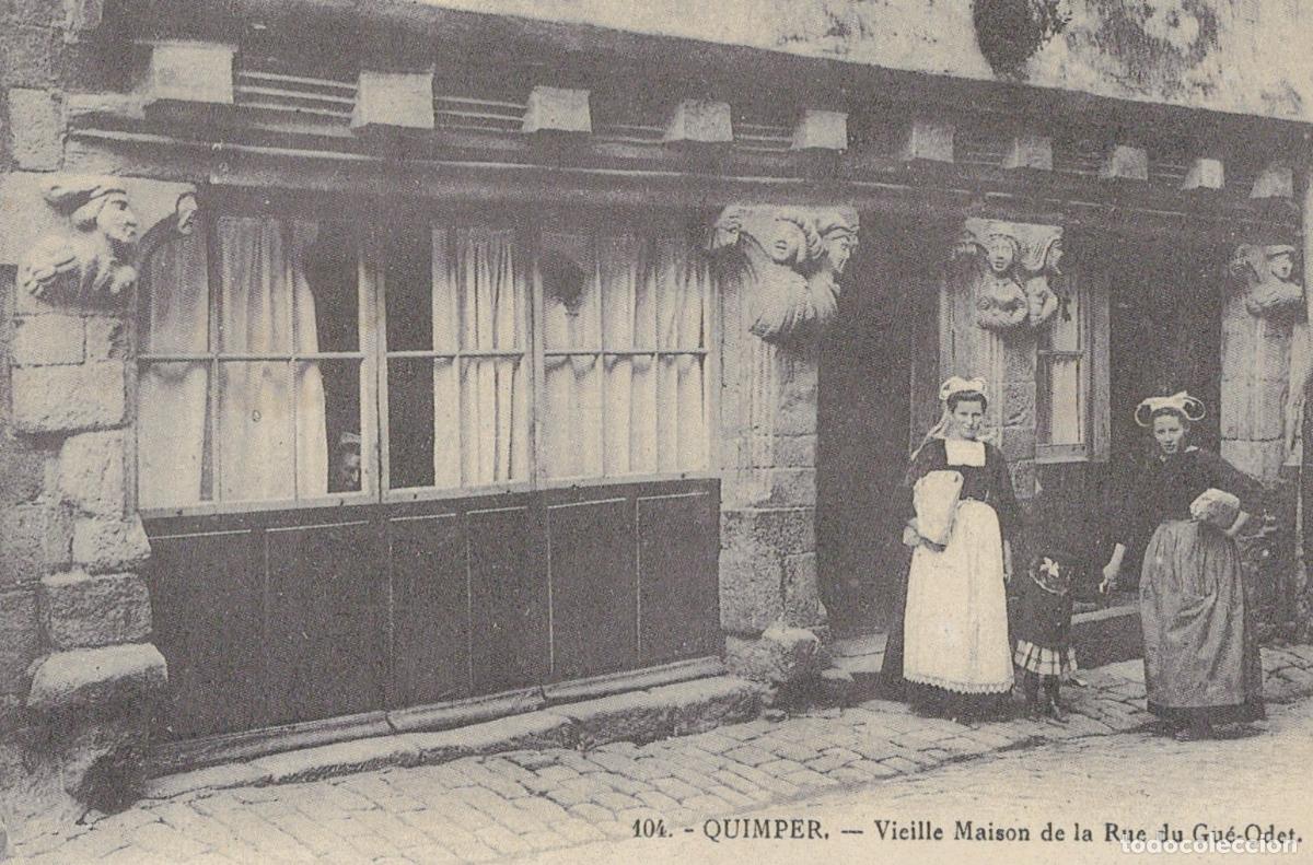 Postales: France Quimper Rue Du Gue-Odet Unposted Reproduction *YBC061