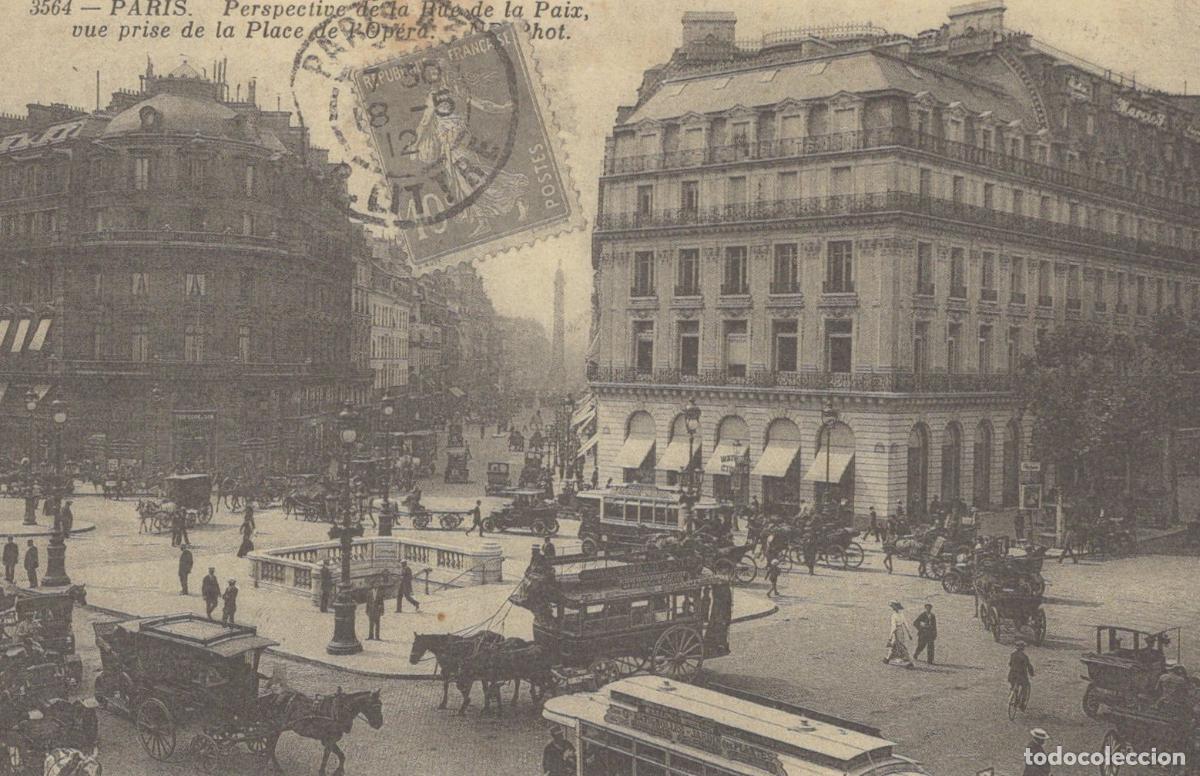 Postales: France Arc De Triomphe Paris Place De L Opera Rue De Reproduction *YBC063