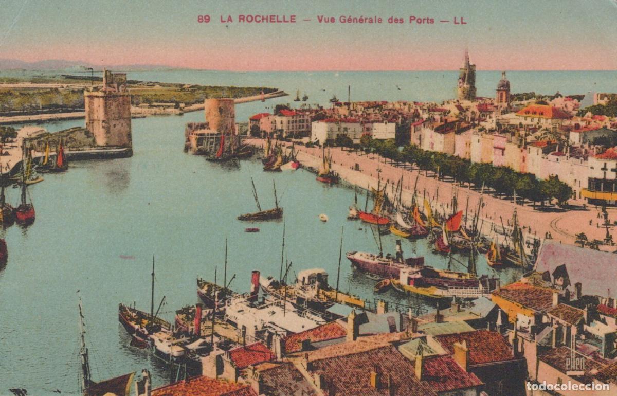 Postais: France La Rochelle General View Of The Ports Unposted *YBC272