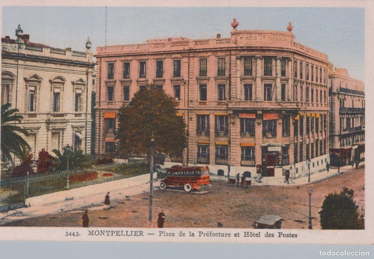 Postais: France Montpellier Place De La Prefecture And Hotel Des Poste Unposted *YBC276