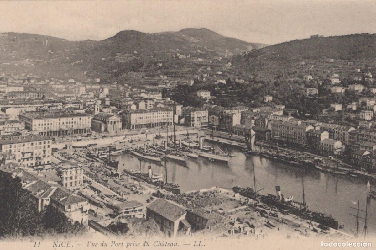 Postais: France Nice Port View From Castle Hill Unposted *YBC201