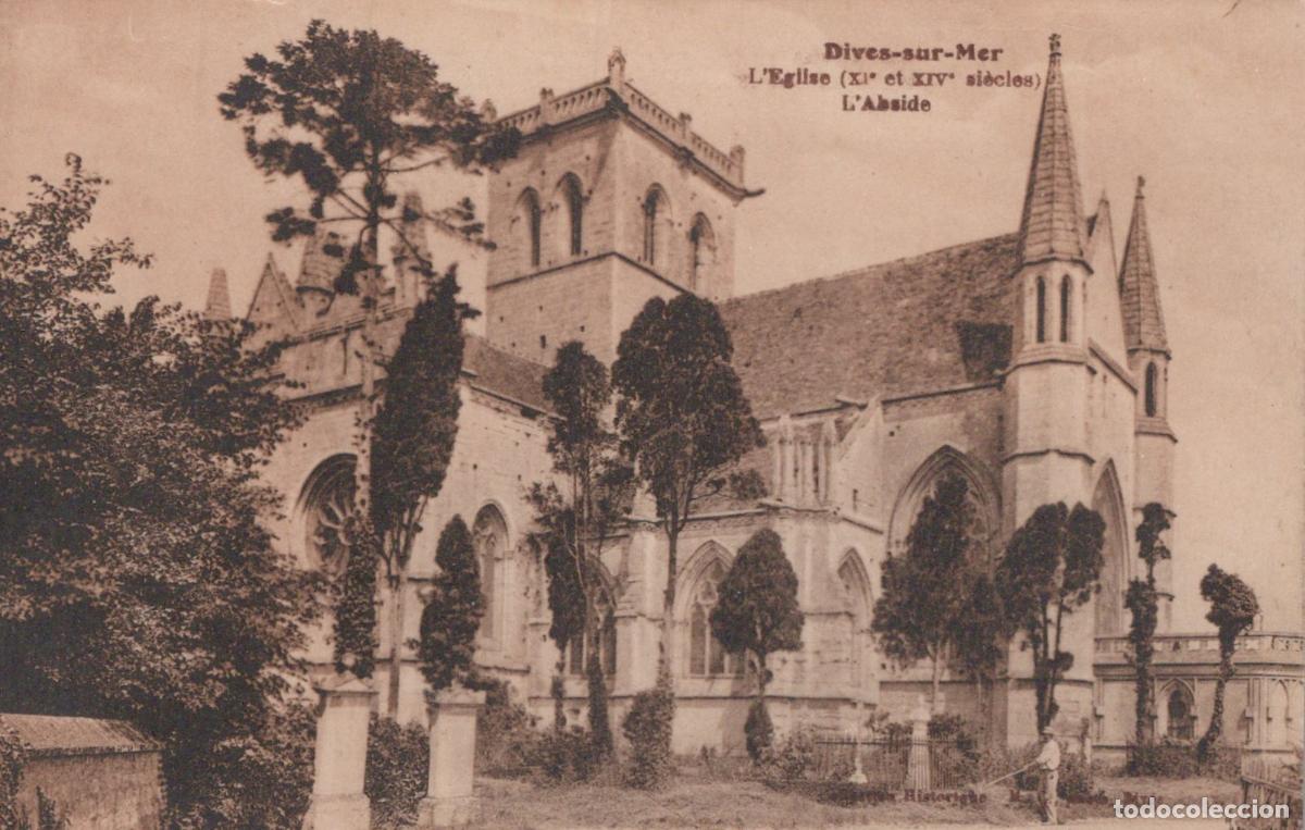 Postais: France Dives Sur Mer The Church 11th And 14th Centuries The Unposted *YBC437