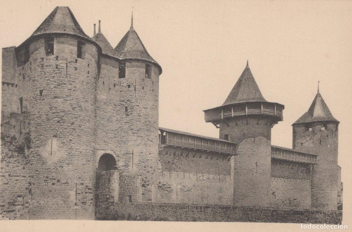 Postais: France Carcassonne City Castle And Hoardings Unposted *YBC203