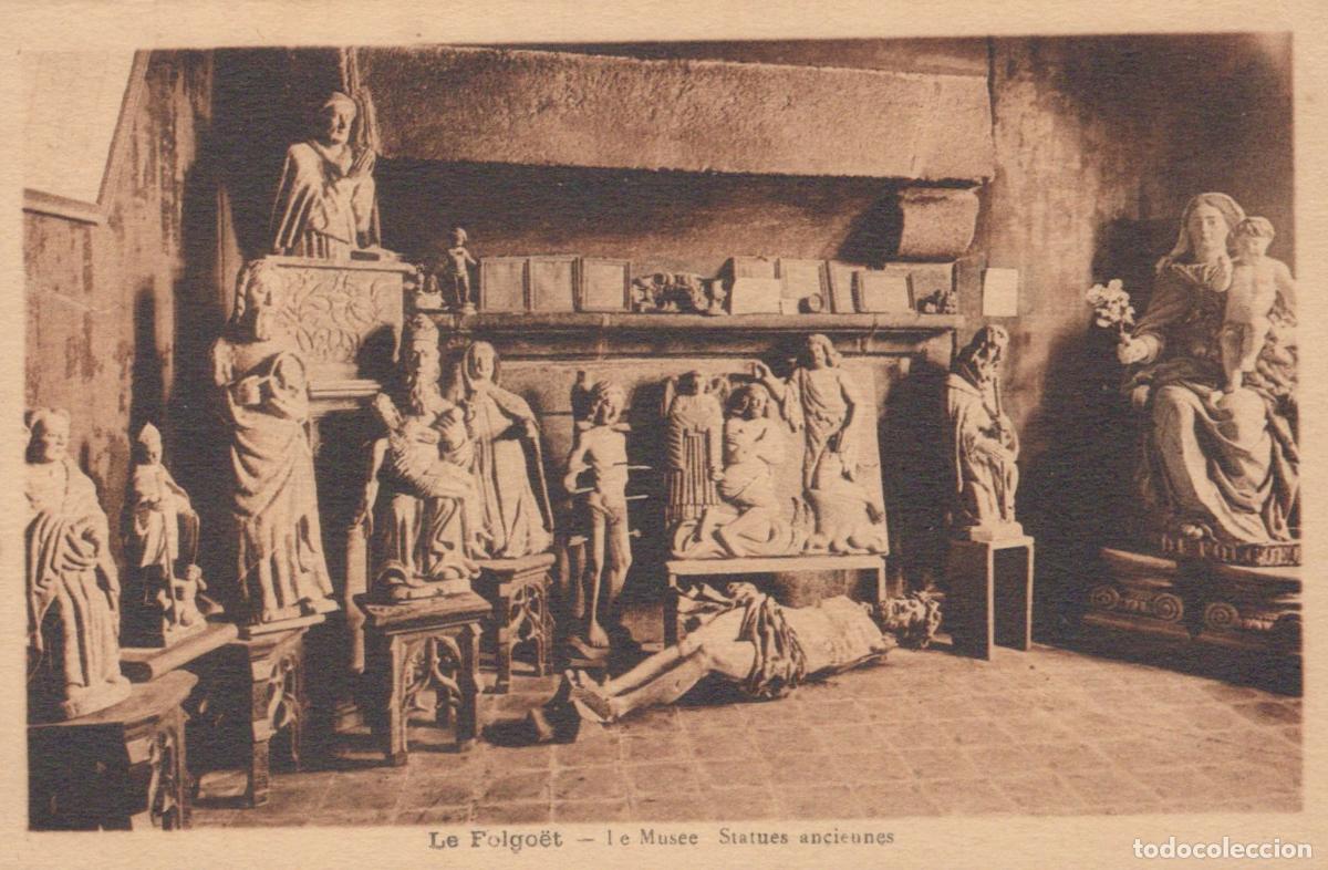 Postales: France Le Folgo&euml;t Le Folgoet Interior Of The Museum With Unposted *YBC282