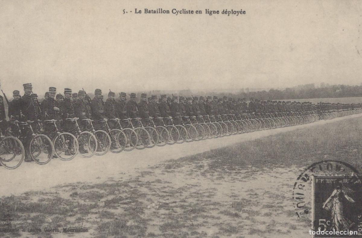 Cartes Postales: France Camp De Ch&acirc;lons Mourmelon French Army Cyclist Reproduction *YBC125
