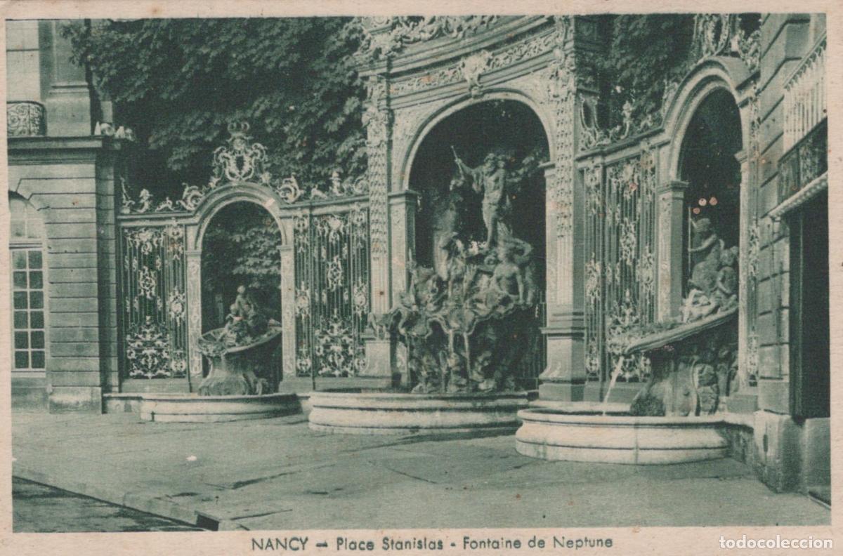 Cartes Postales: France Nancy Place Stanislas Neptune Fountain Unposted *YBC447