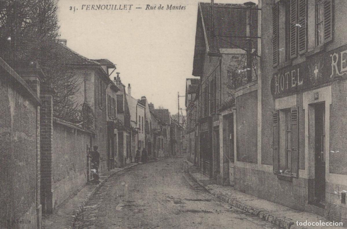 Cartes Postales: France Vernouillet Rue De Mantes Ile De Street Unposted Reproduction *YBC080