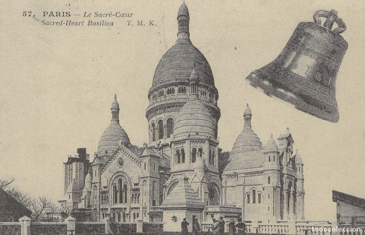 Postales: France Sacre Coeur Paris Sacre Coeur Basilica With Unposted Reproduction *YBC129