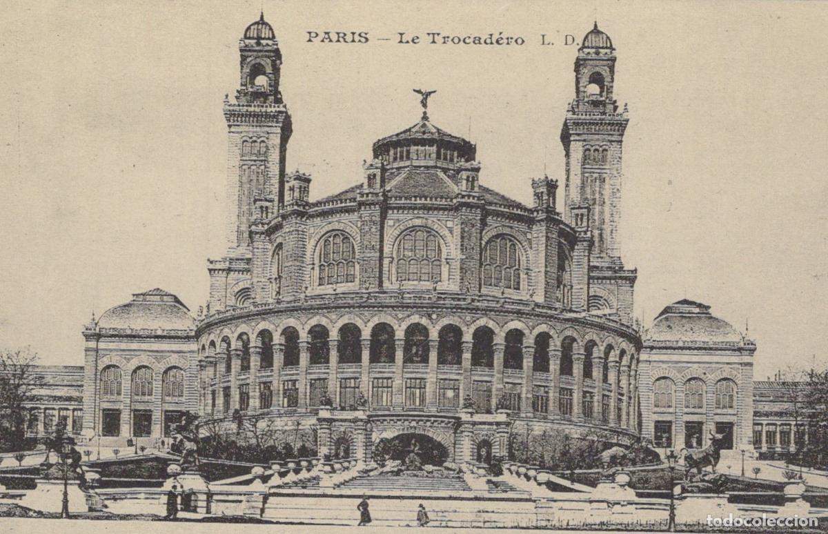 Cartes Postales: France Arc De Triomphe Paris Palais Du Trocadero L Unposted Reproduction *YBC131