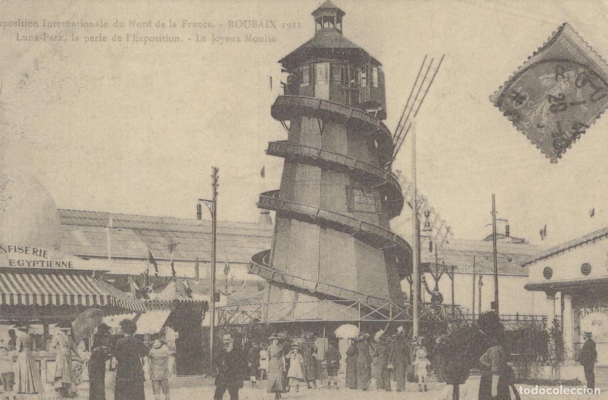 Cartes Postales: France Roubaix 1911 International Exhibition Luna Unposted Reproduction *YBC082