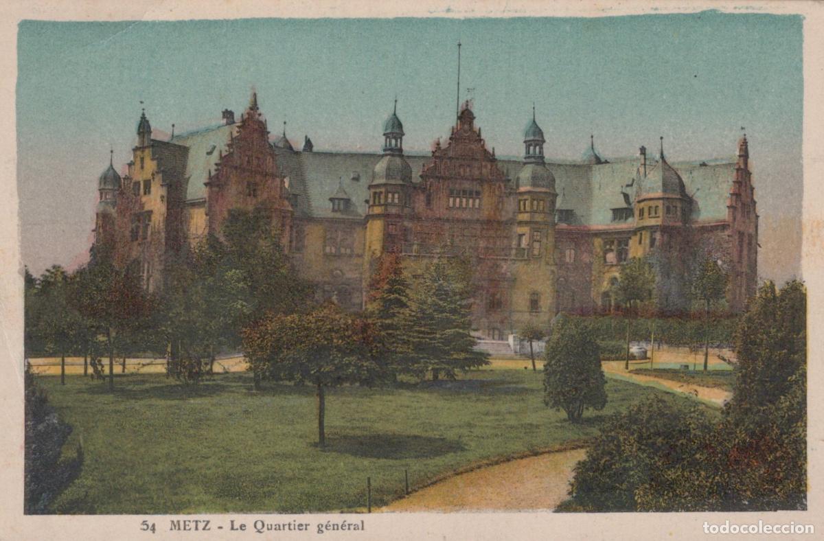 Cartoline: France Metz The General Headquarters Building Unposted *YBC453