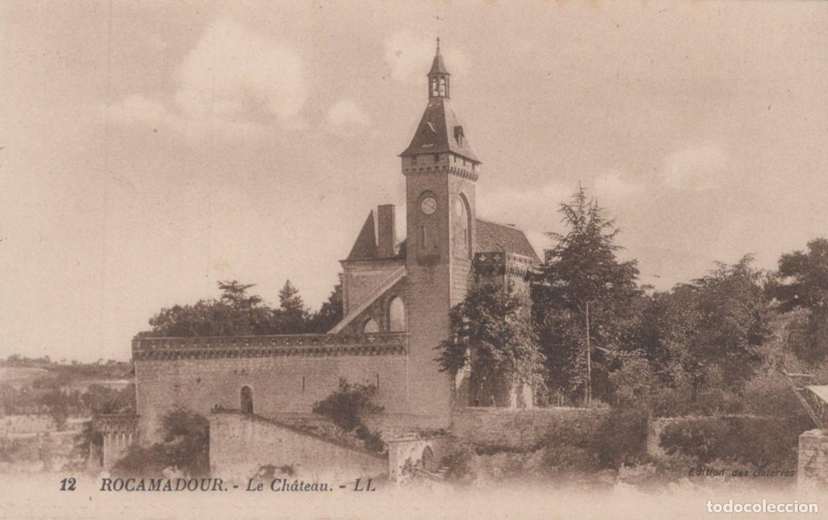 Cartoline: France Rocamadour The Castle Correspondence Address N Write Unposted *YBC219