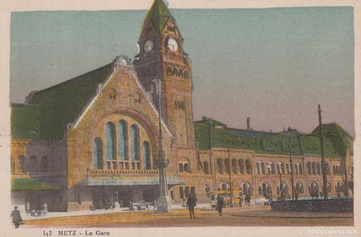Postcards: France Metz Railway Station 57 Moselle Unposted *YBC457
