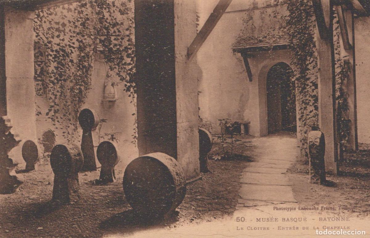 Postcards: France Bayonne Basque Museum In The Cloister And Chapel Unposted *YBC145