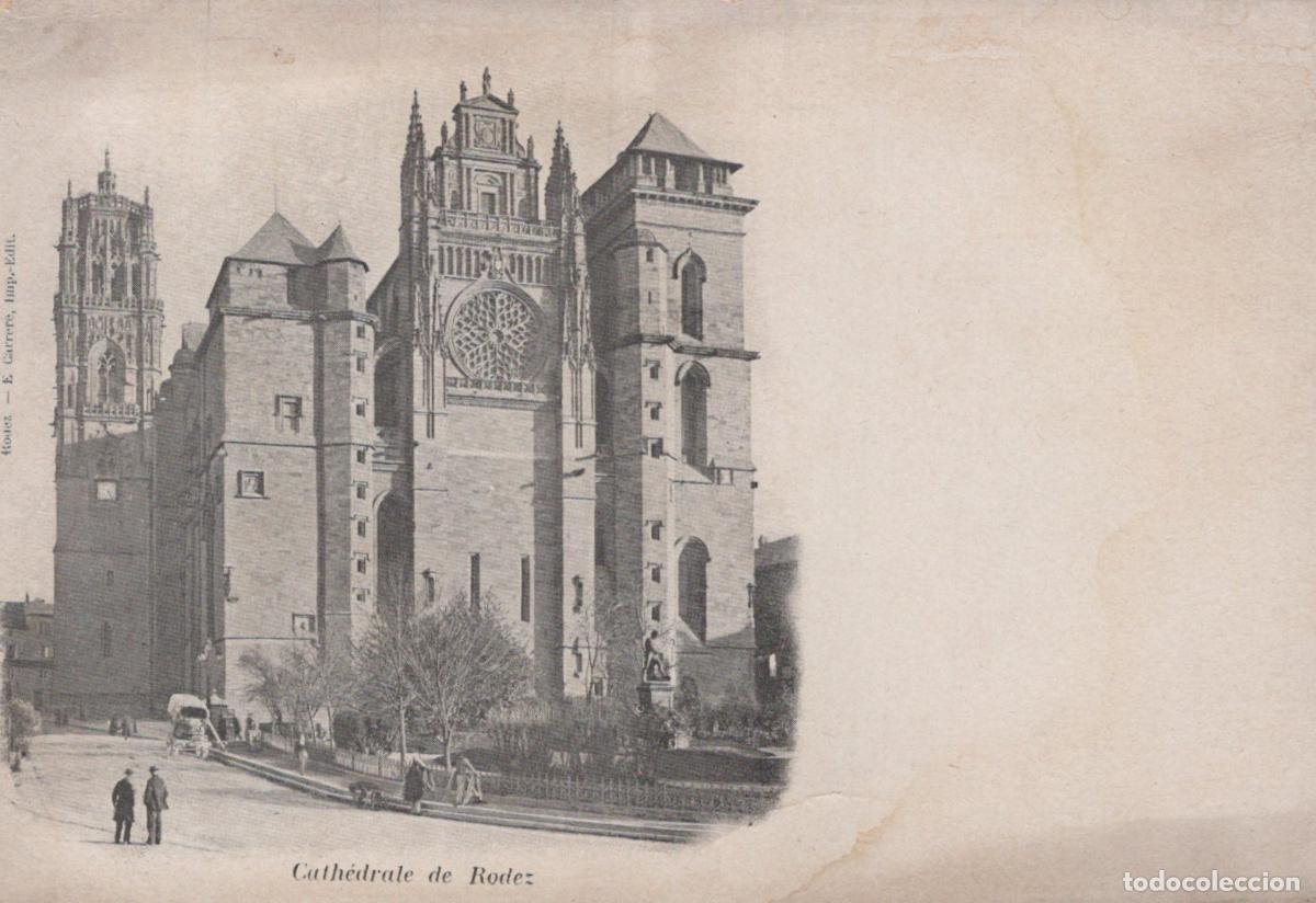 Cartoline: France Rodez Cathedral Of Aveyron Gothic Architecture Unposted *YBC153