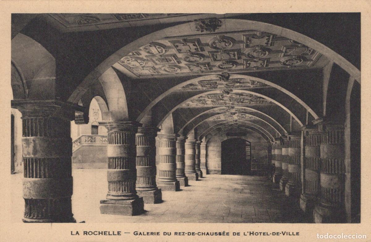 Cartoline: France La Rochelle Ground Floor Gallery Of The City Hall Unposted *YBC229