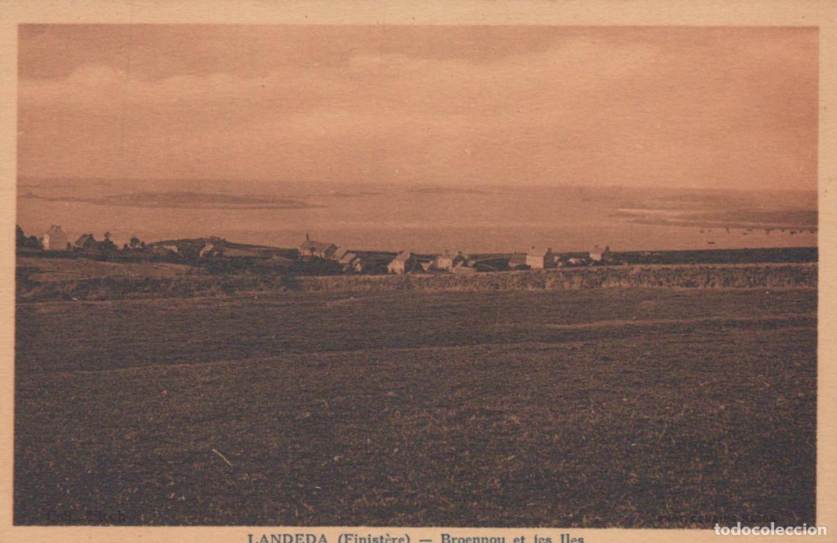 Cartoline: France Brittany Landeda Finistere Broennou And The Islands Unposted *YBC161