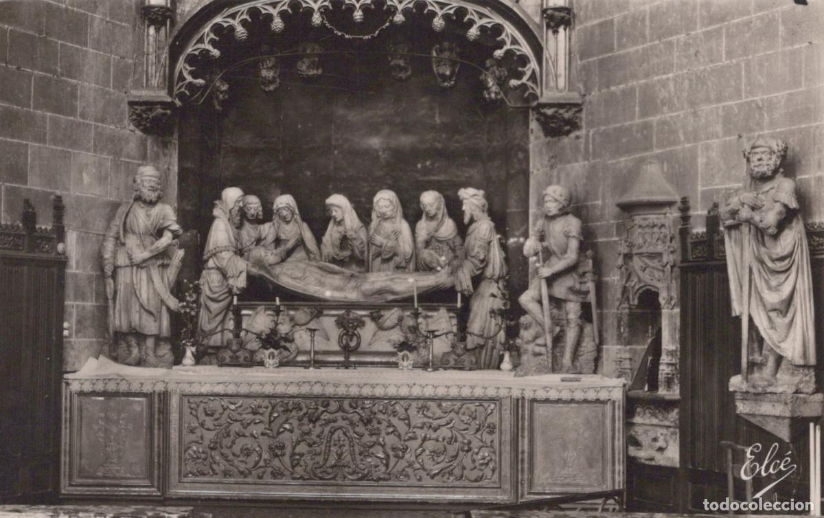 Cartoline: France Auch Cathedral Entombment Of Christ Sculpture 16th Unposted *YBC468