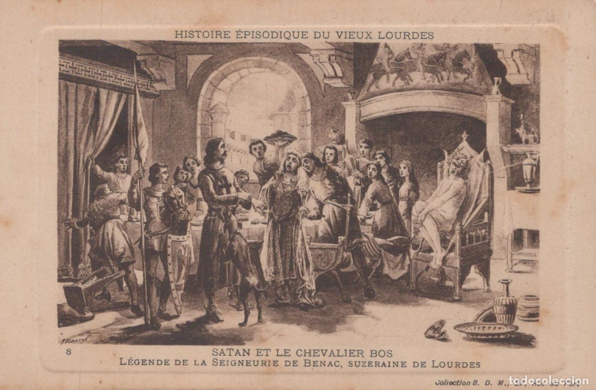 Cartoline: France Lourdes Satan And Knight Bos Legend Of Benac Lordship Unposted *YBC163