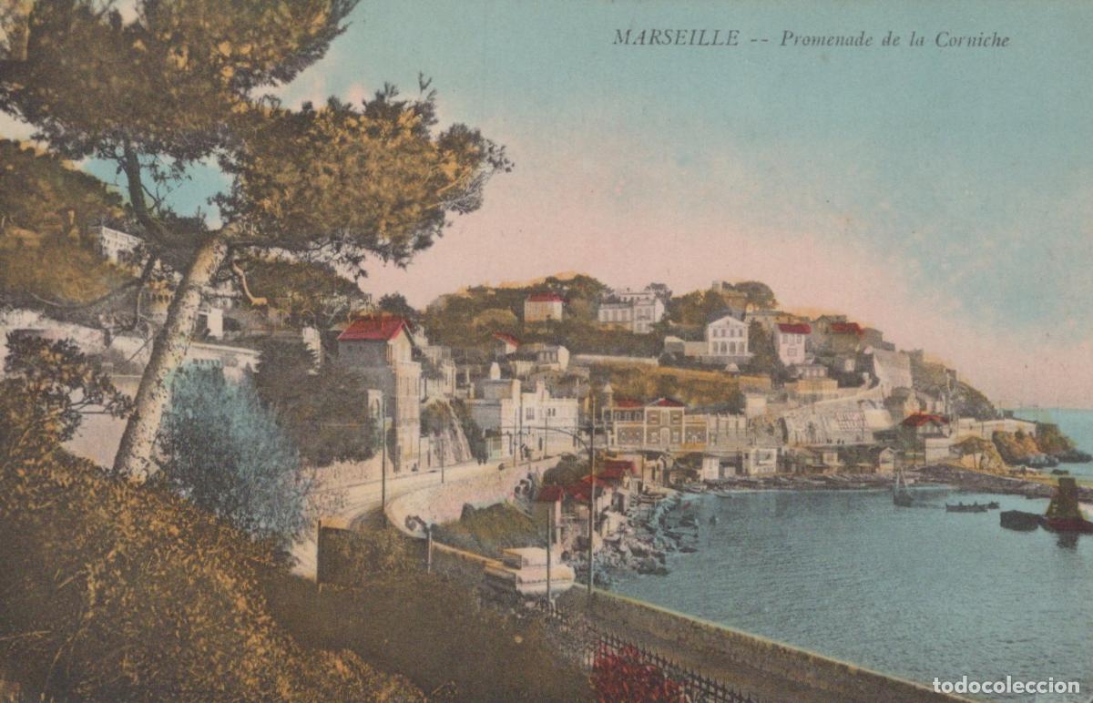 Cartoline: France Marseilles Marseille Promenade De La Corniche Coastal Unposted *YBC540