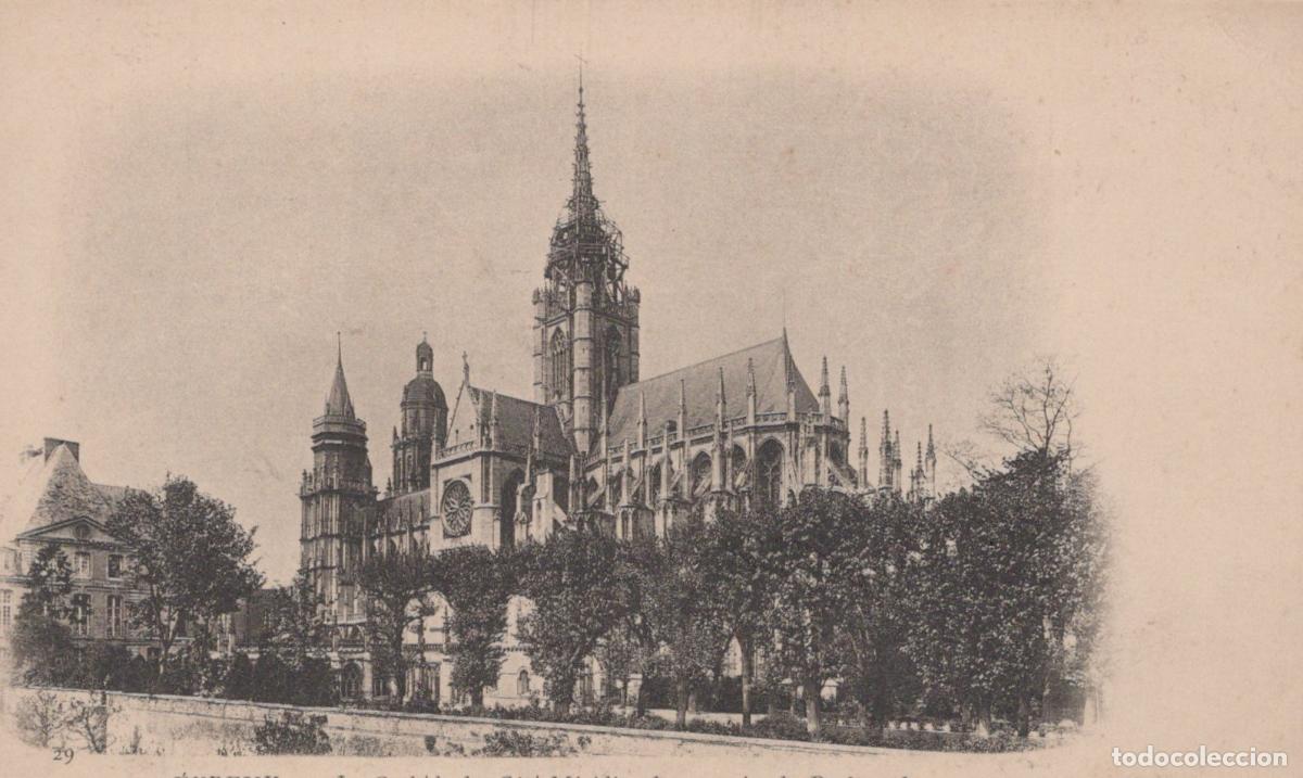 Postales: France Saint Malo View Of The Cathedral Of In Brittany Unposted *YBC241