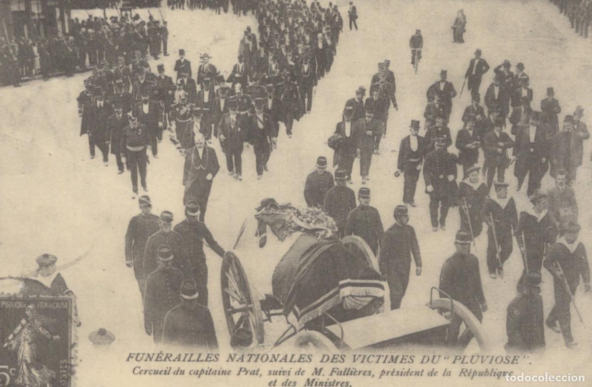 Postcards: France National Funeral For Pluviose Victims Unposted Reproduction *YBC110