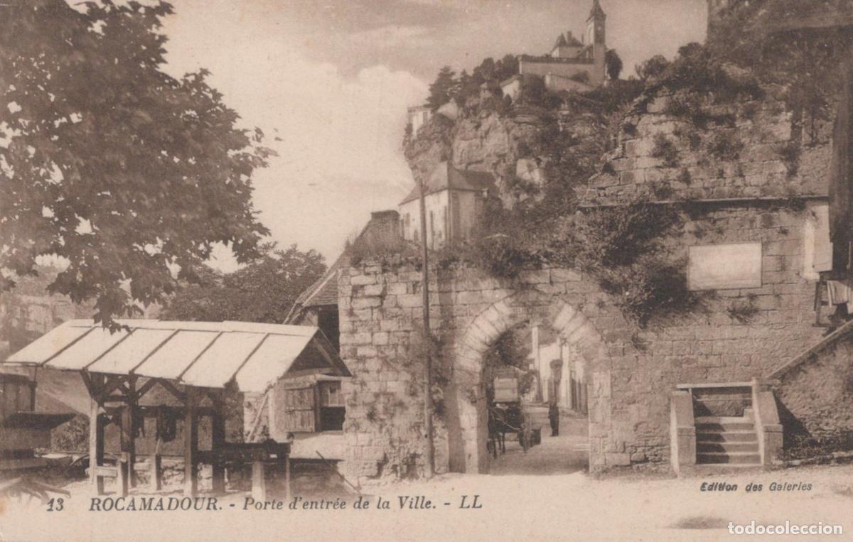 Postcards: France Rocamadour Entrance Gate To The City Unposted *YBC245