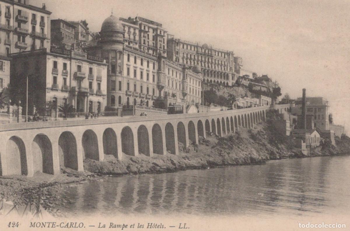 Postkarten: Monaco Monte Carlo The Ramp And Hotels Unposted *YBC247