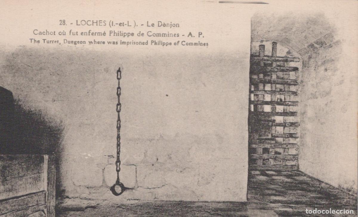Postkarten: France Loches Dungeon Where Philippe De Commines Was Imprisoned Unposted *YBC482