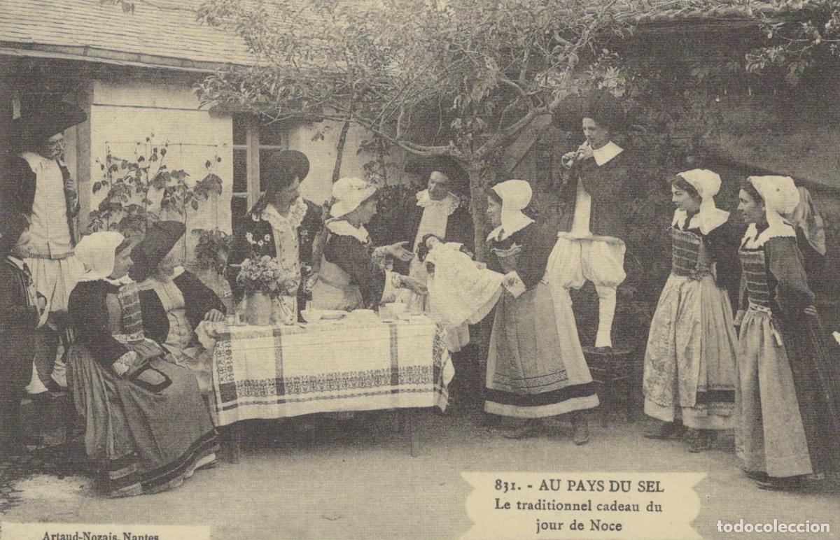 Postkarten: France Nantes Brittany Wedding Day Gift Tradition Unposted Reproduction *YBC118