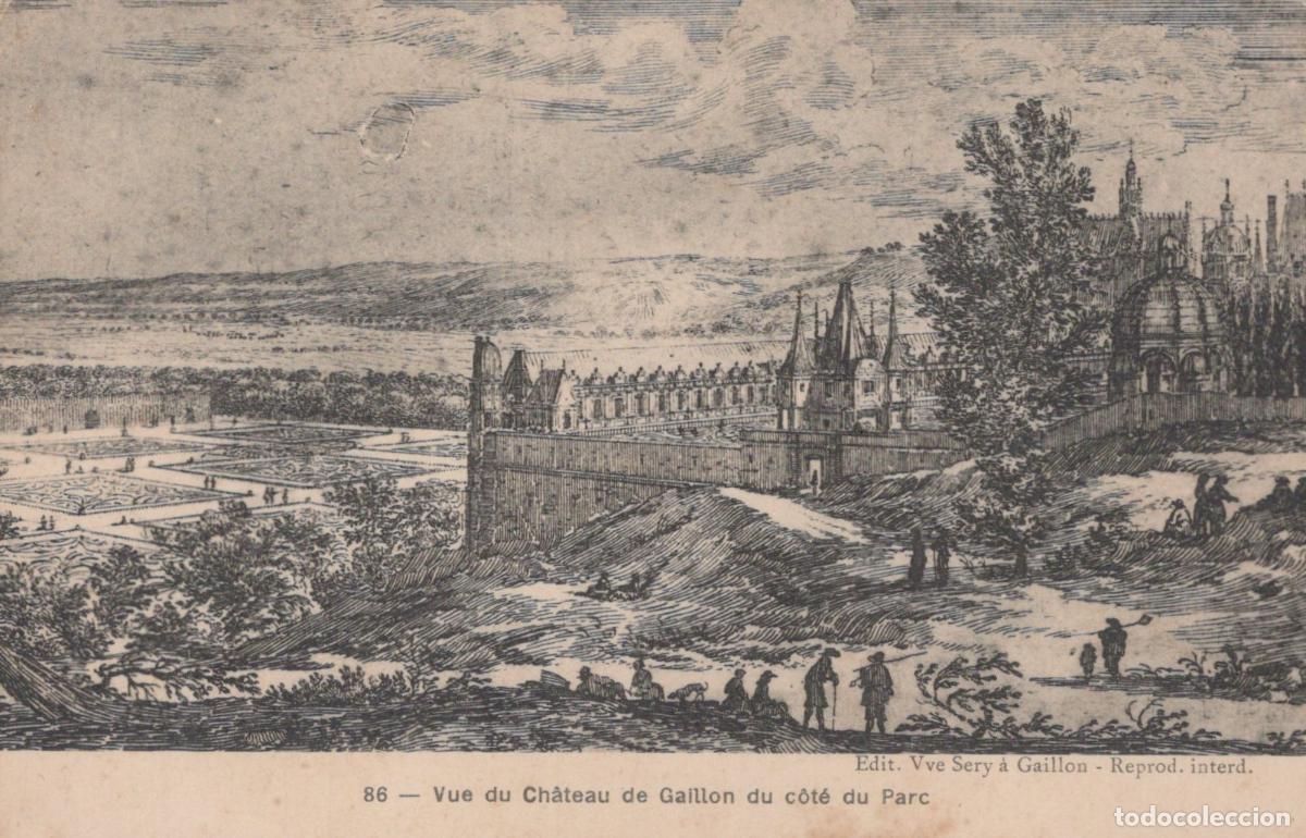 Postkarten: France Gaillon View Of The Chateau De From The Park Side Unposted *YBC488