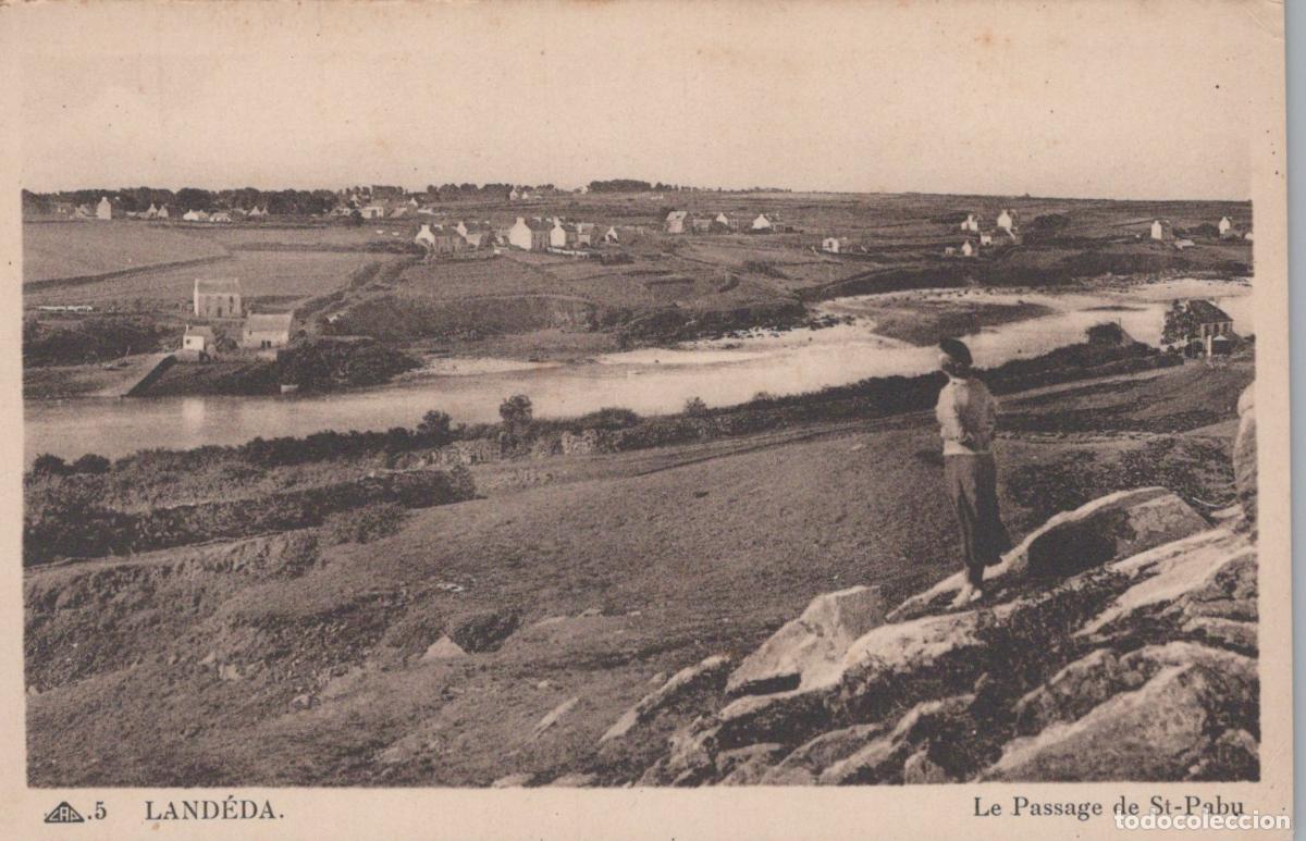Postkarten: France Bretagne Landeda The Passage Of Saint Pabu Brittany Unposted *YBC192
