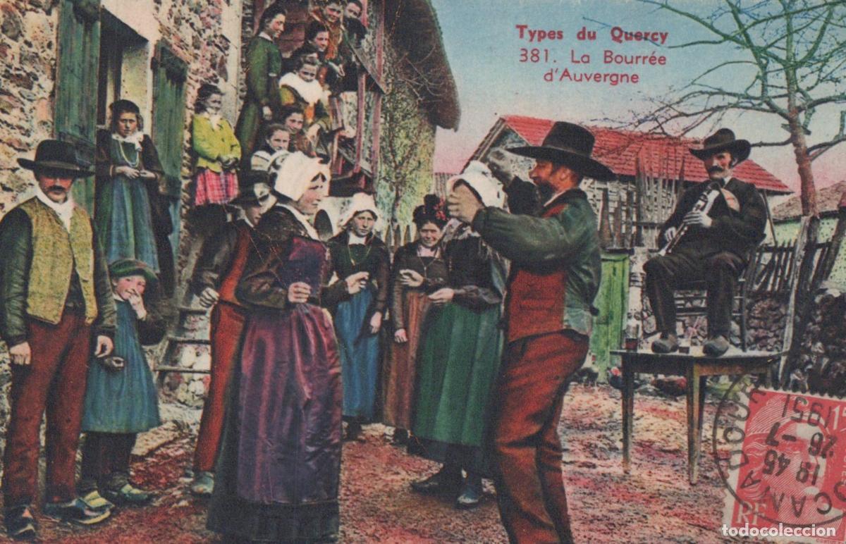 Postkarten: France Saint C&eacute;r&eacute; Traditional Bouree Dance In Quercy Region *YBC644