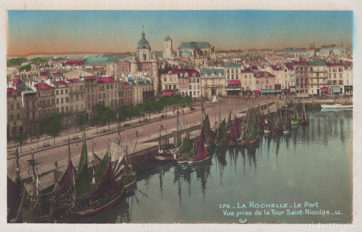 Postales: France La Rochelle The Port View From Saint Nicolas Tower Unposted *YBC492
