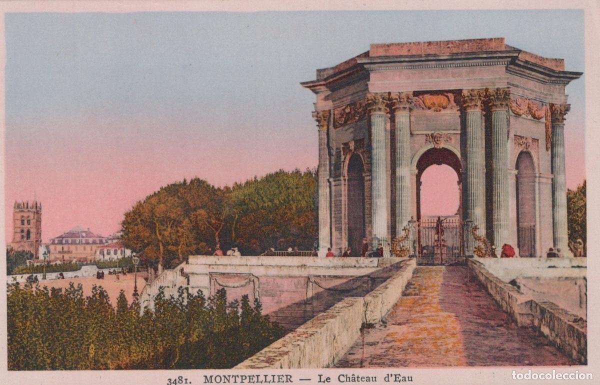 Postkarten: France Montpellier The Water Tower At The Peyrou Promenade Unposted *YBC204