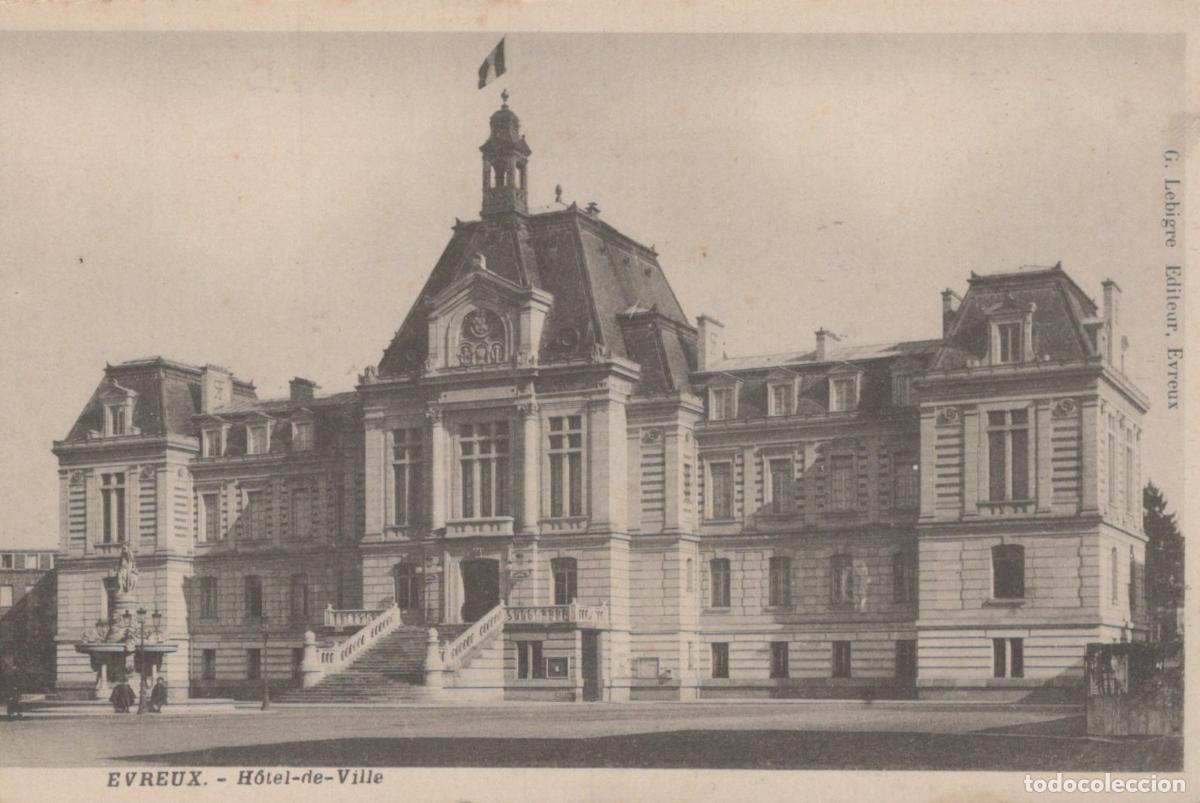 Postcards: France Evreux City Hall Hotel De Ville Unposted *YBC261