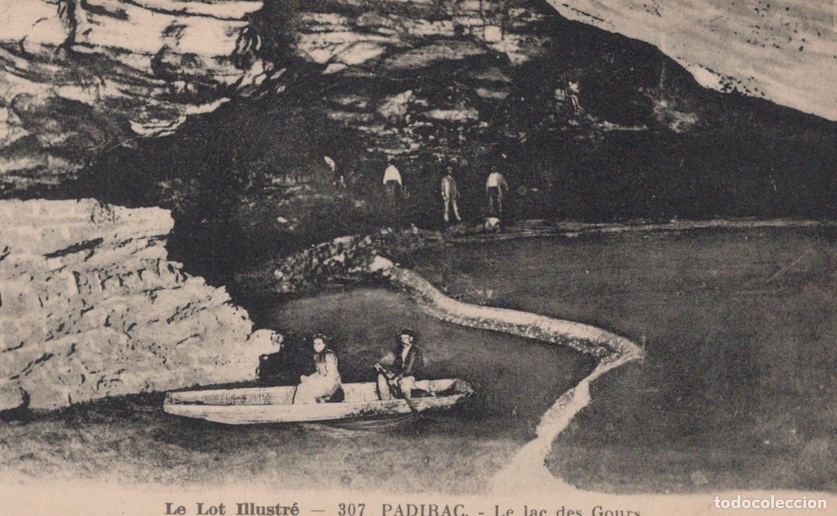 Postcards: France Padirac Chasm Lac Des Gours Boat In The Underground Lake Unposted *YBC214