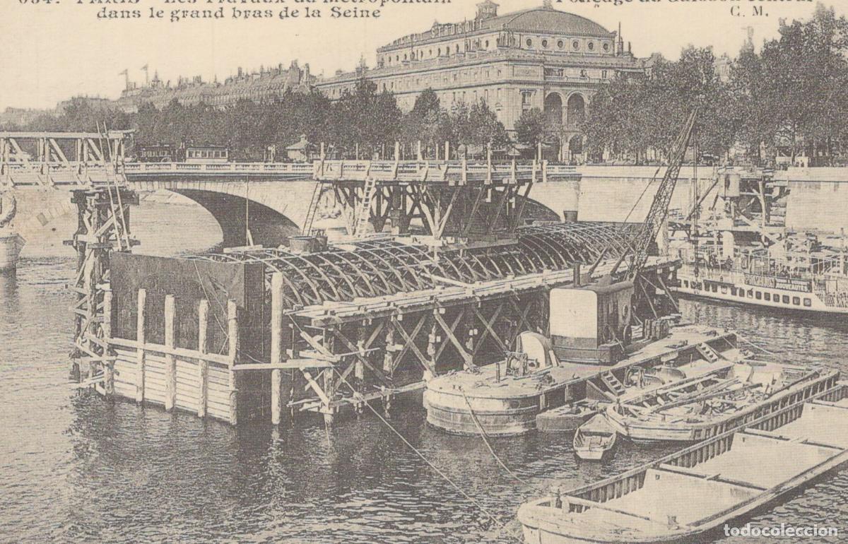 Postcards: France Arc De Triomphe Paris Seine River Metro Unposted Reproduction *YBC132