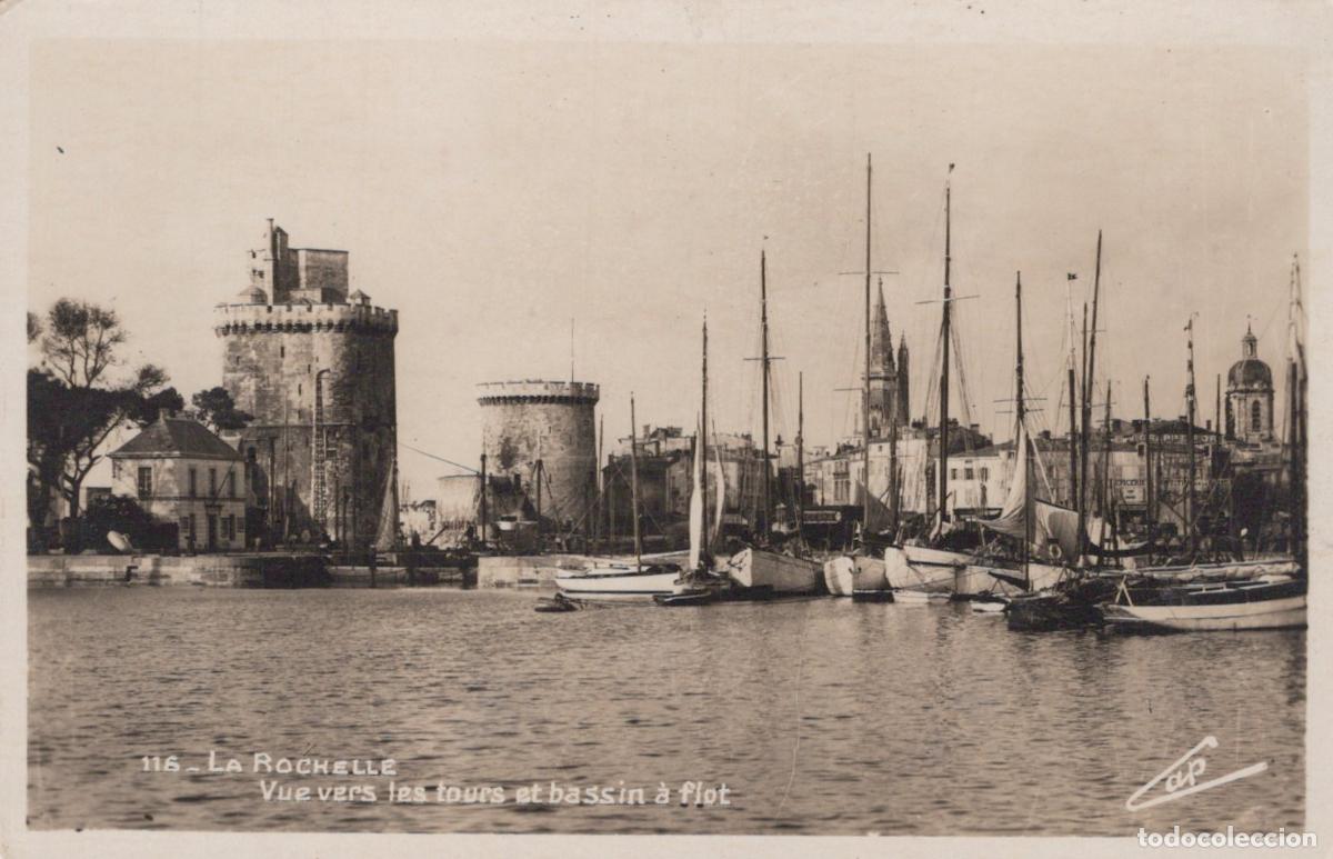 Postcards: France La Rochelle View Of The Towers And The Floating Basin Unposted *YBC716