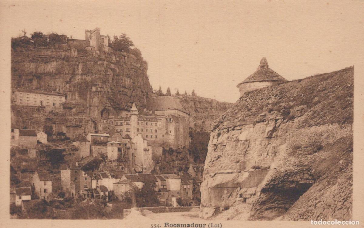 Postcards: France Rocamadour Lot Historic Cliffside Village Architecture Unposted *YBC224