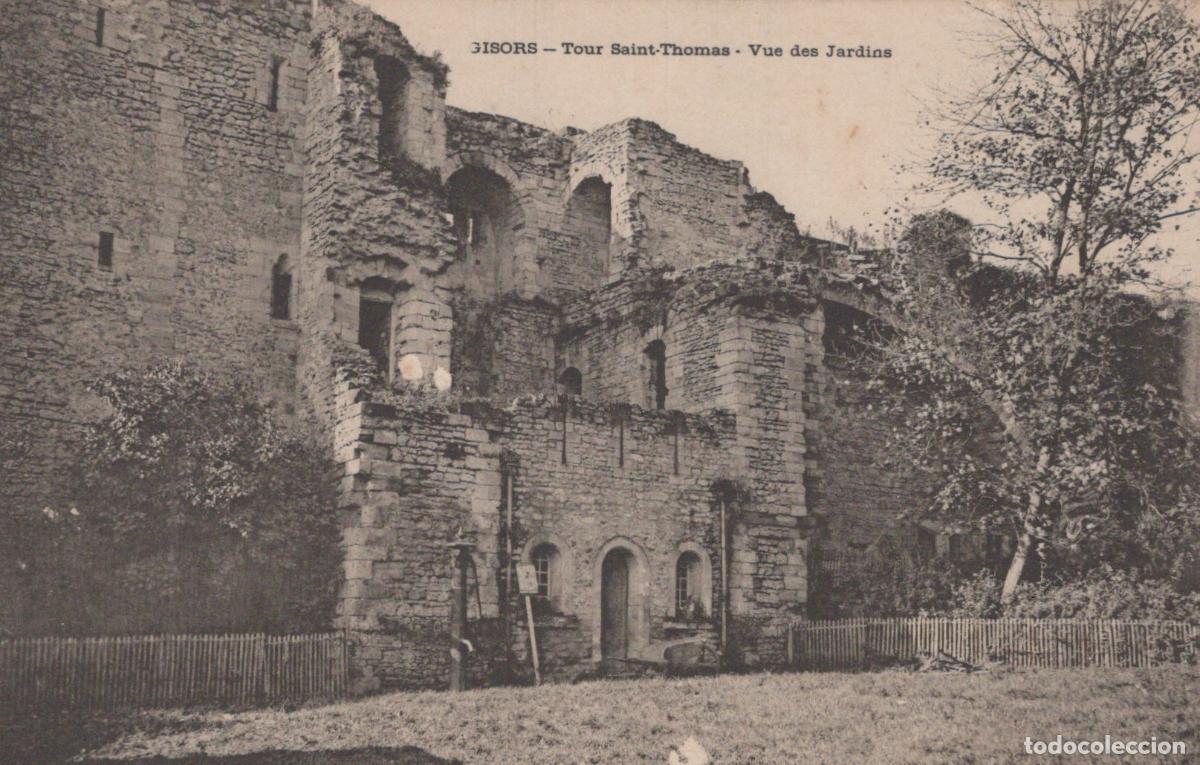 Postcards: France Gisors Saint Thomas Tower View Of The Gardens Unposted *YBC238